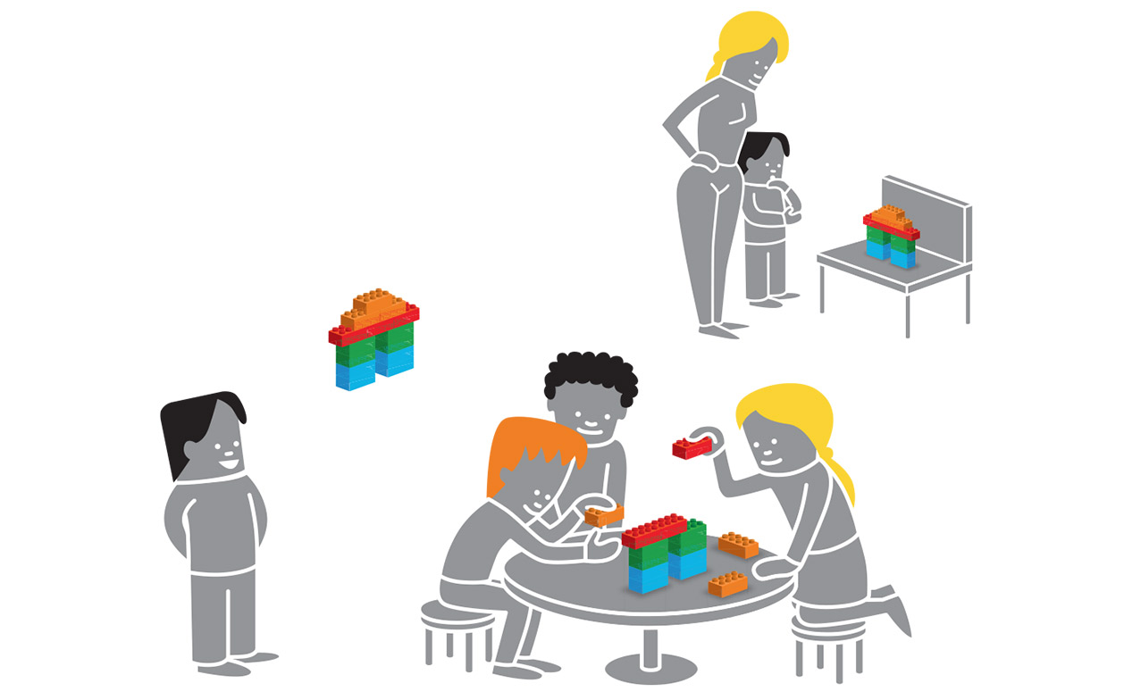 Communication house LEGO activities