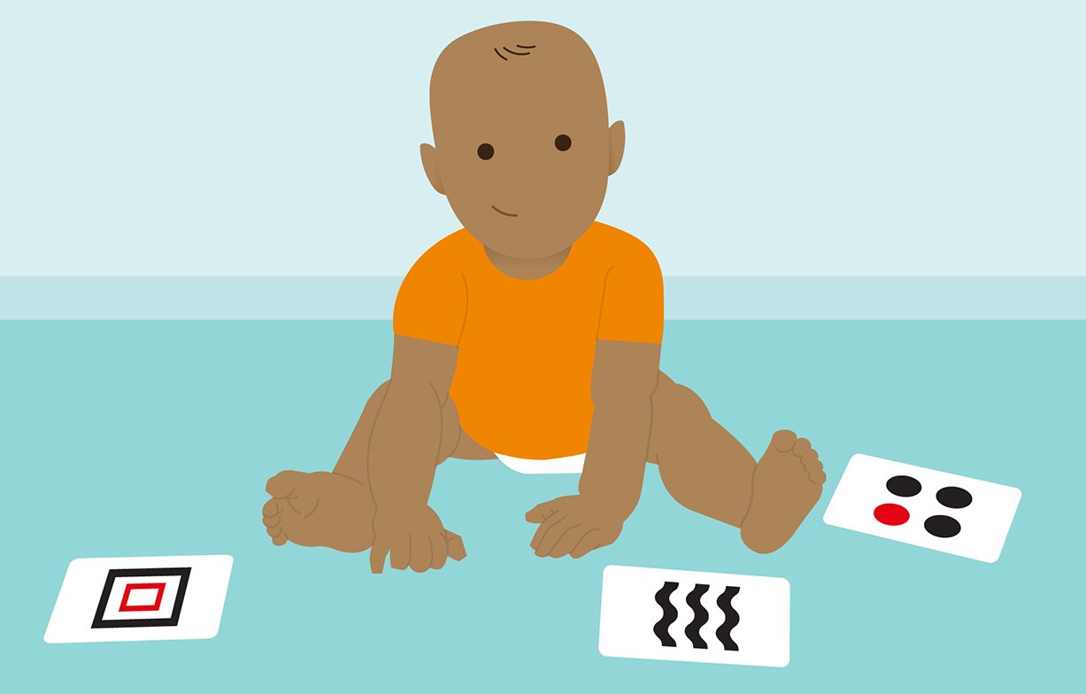 Black and White Shape Cards Main Image